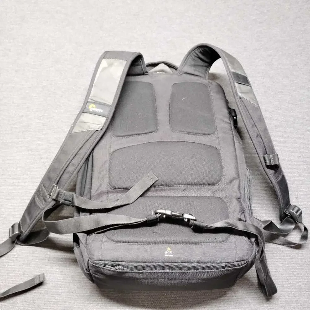 Lowepro Backpack Black - Camera Photography Gear Bag - Padded Straps - Organizer